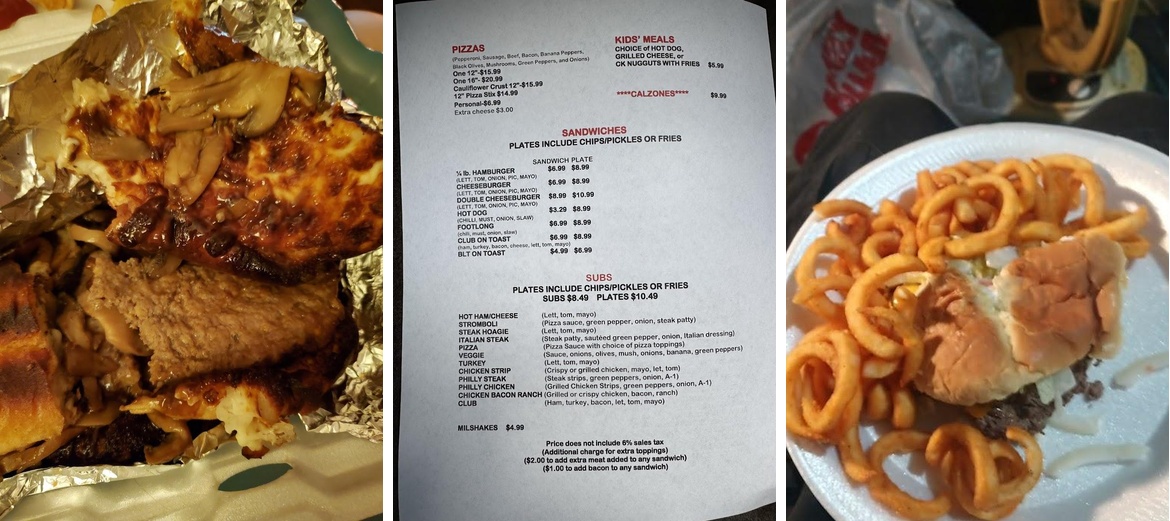 Five Star Pizza Menu